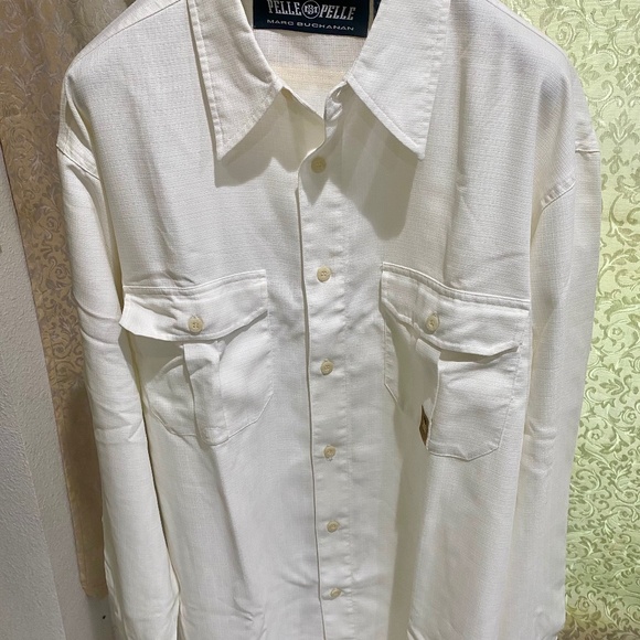Pelle Pelle Vintage Denim Friendly L/S  Shirt Sz L - Picture 1 of 16